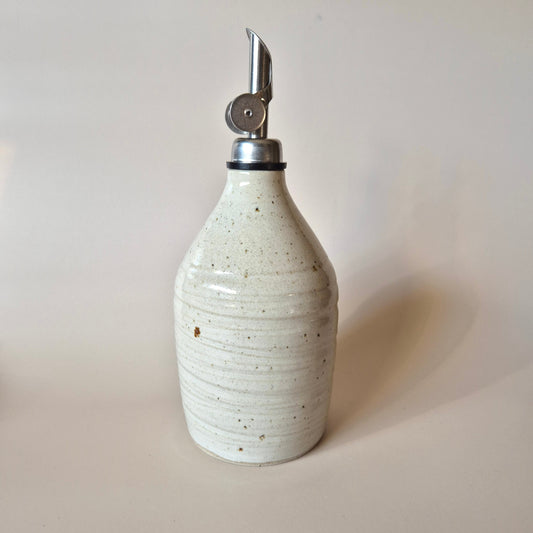 Olijfoliefles Reliëf L Kleikunstig