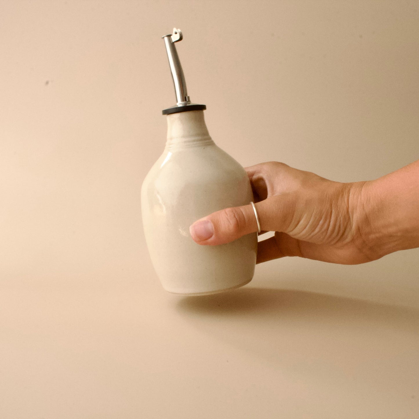 Olijfolie flesje Kleikunstig