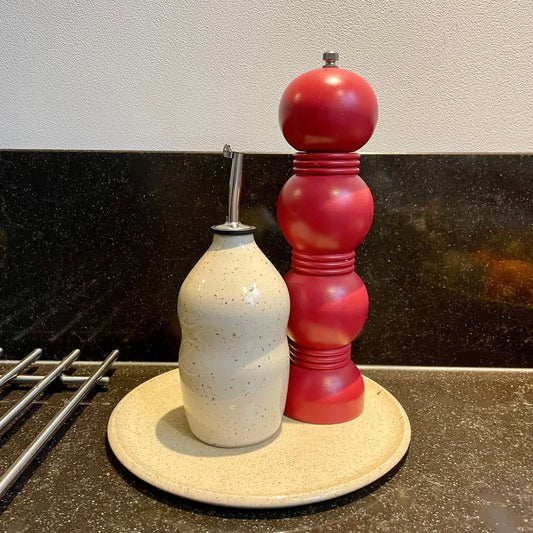 Olijfoliefles Kleikunstig