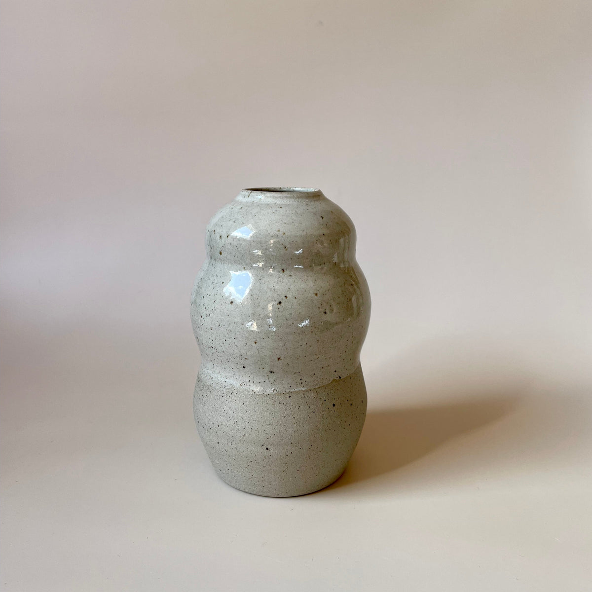 Vaasje Bubble Grey Kleikunstig
