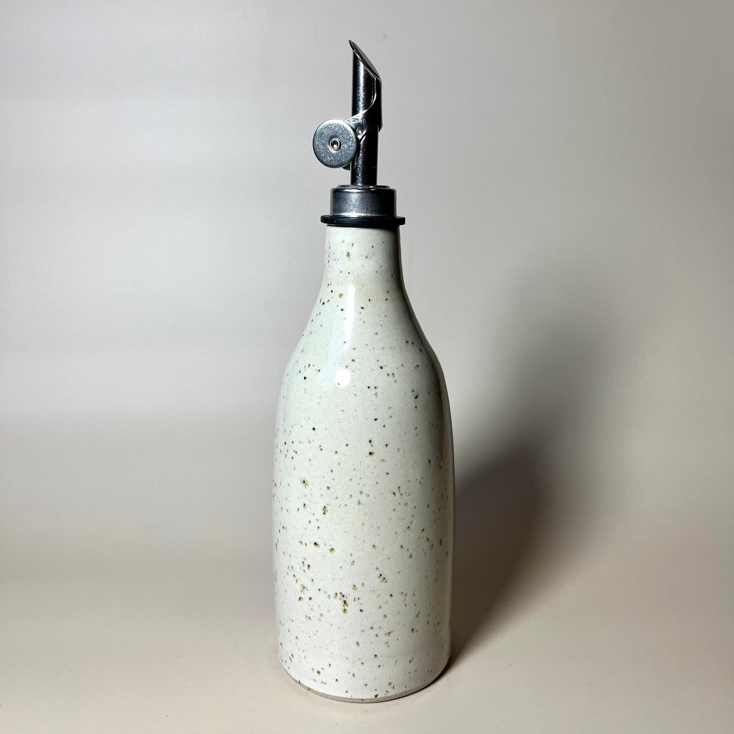 Olijfoliefles grote spikkel Kleikunstig