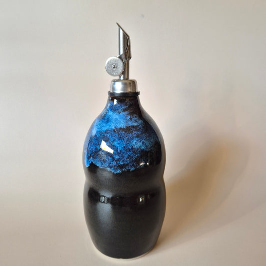 Olijfoliefles Dark Ocean Wave L Kleikunstig