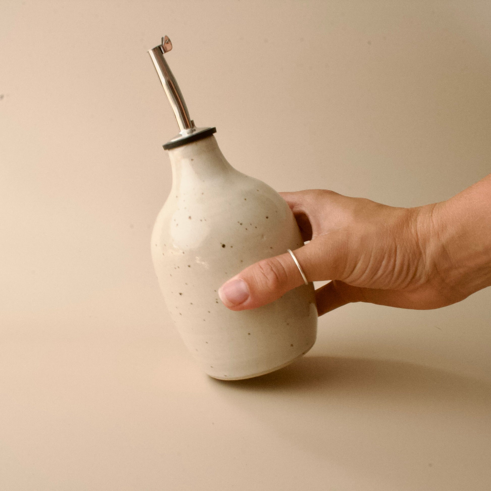 Olijfolie flesje Kleikunstig