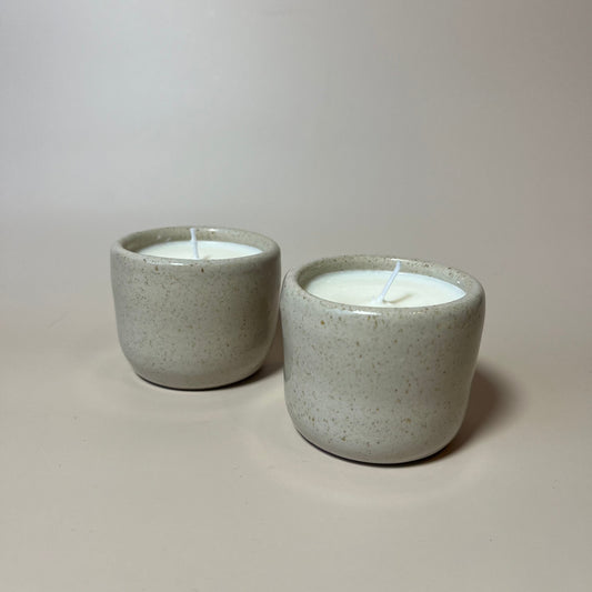 Set kaarsen Kleikunstig